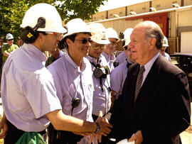 Visita a planta Santa Fe-Nacimiento, de la CMPC