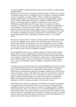 Visita a Centro de Atención a Victimas de Delitos Violentos