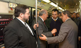 Visita Inspectiva a las obras de extensión de la Línea 2 del Metro