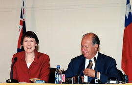 Conferencia de prensa conjunta Chile - Nueva Zelandia