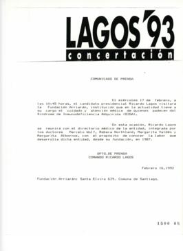 Comunicado de Prensa
